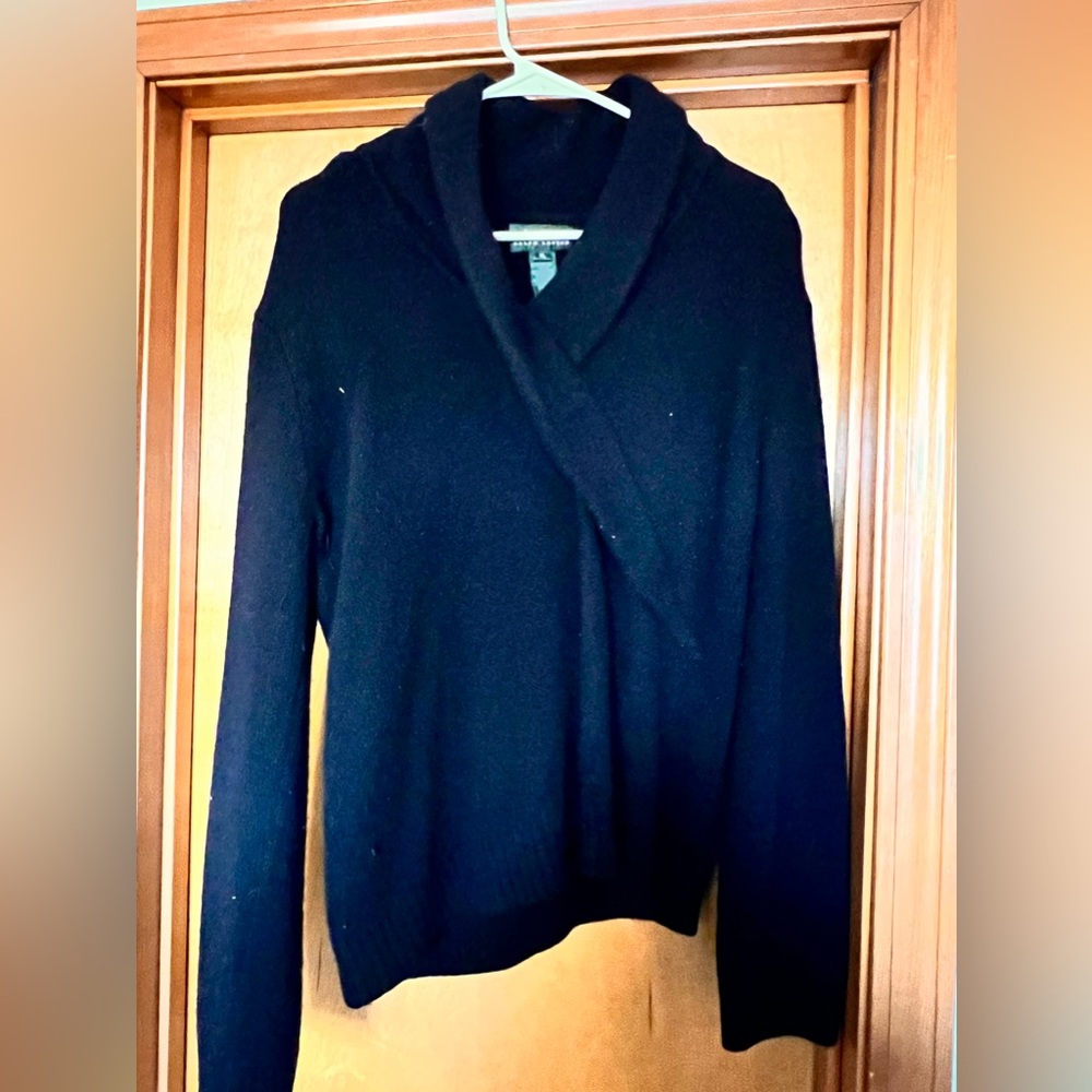 Ralph Lauren Cashmere/Angora Cowl Neck Sweater and Pant Set.  Top XL, Pants L